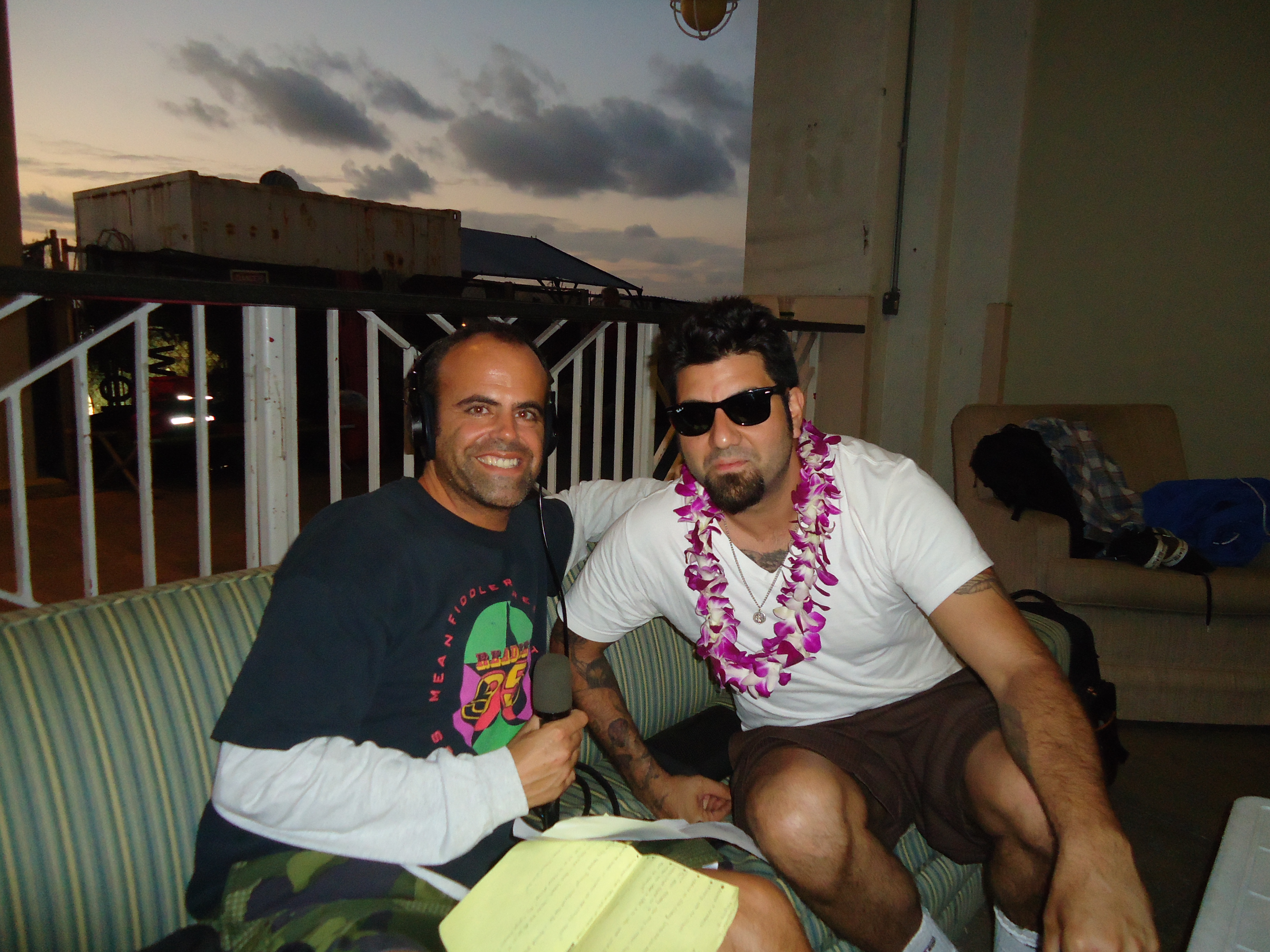 Dave with Chino Moreno of the